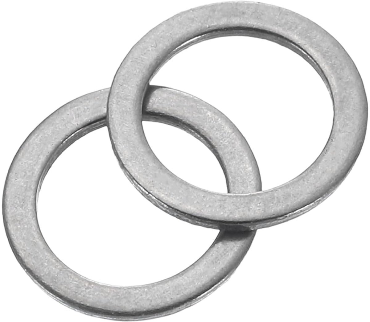 Set van 80 sluitringen, M5 x 7 x 0,5 mm, 304 roestvrij staal, sluitringen, platte afdichtingen, ringbevestigingen, sluitringen, set voor schroeven, moeren, schroefdraadstang