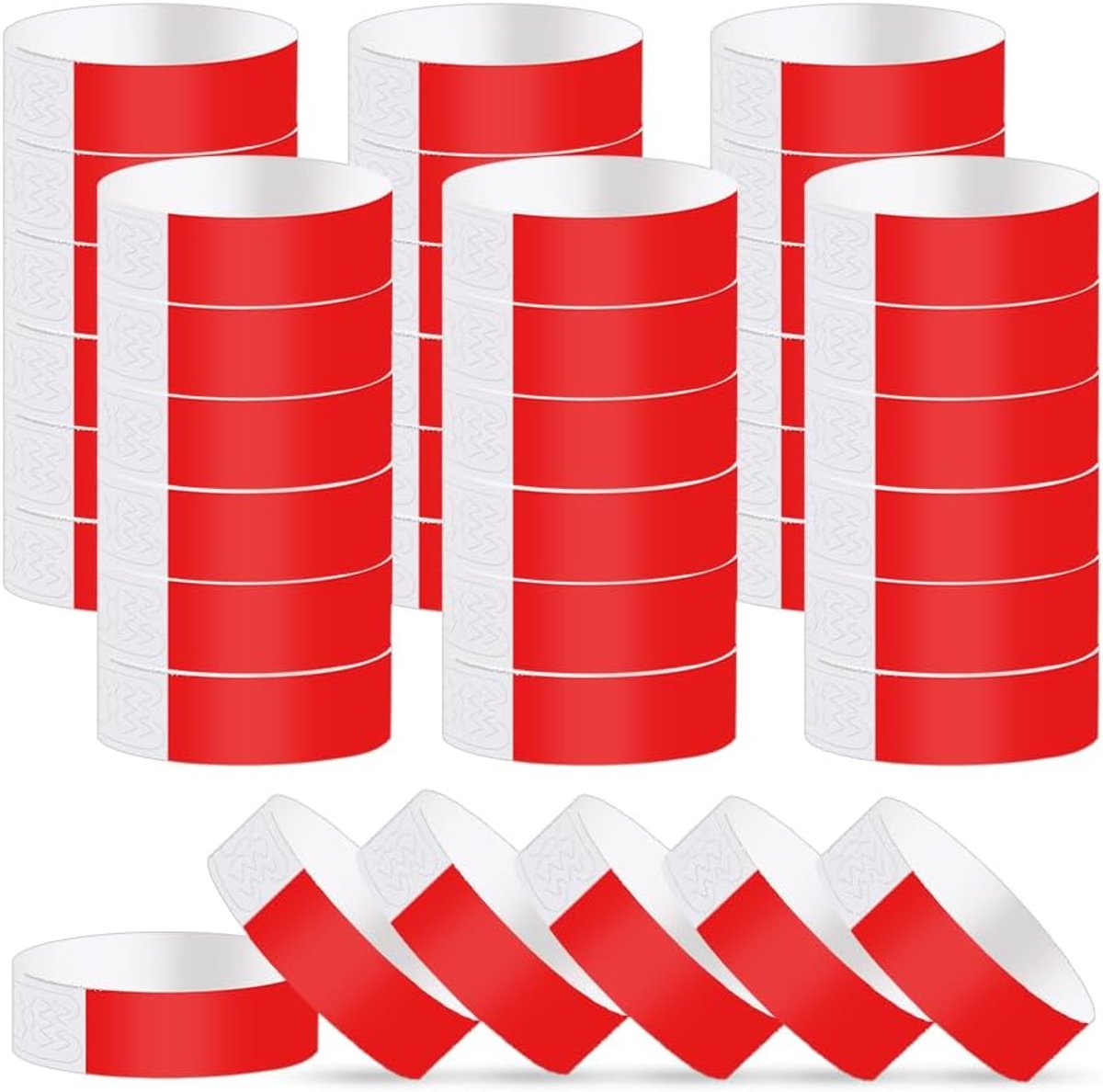 Polsbandjes voor evenementen, 300 stuks, papierachtige armbanden, papieren polsbandjes, neonpolsbandjes, festivalpolsbandjes voor evenementen, armbanden, feestpolsbandjes voor evenementen,