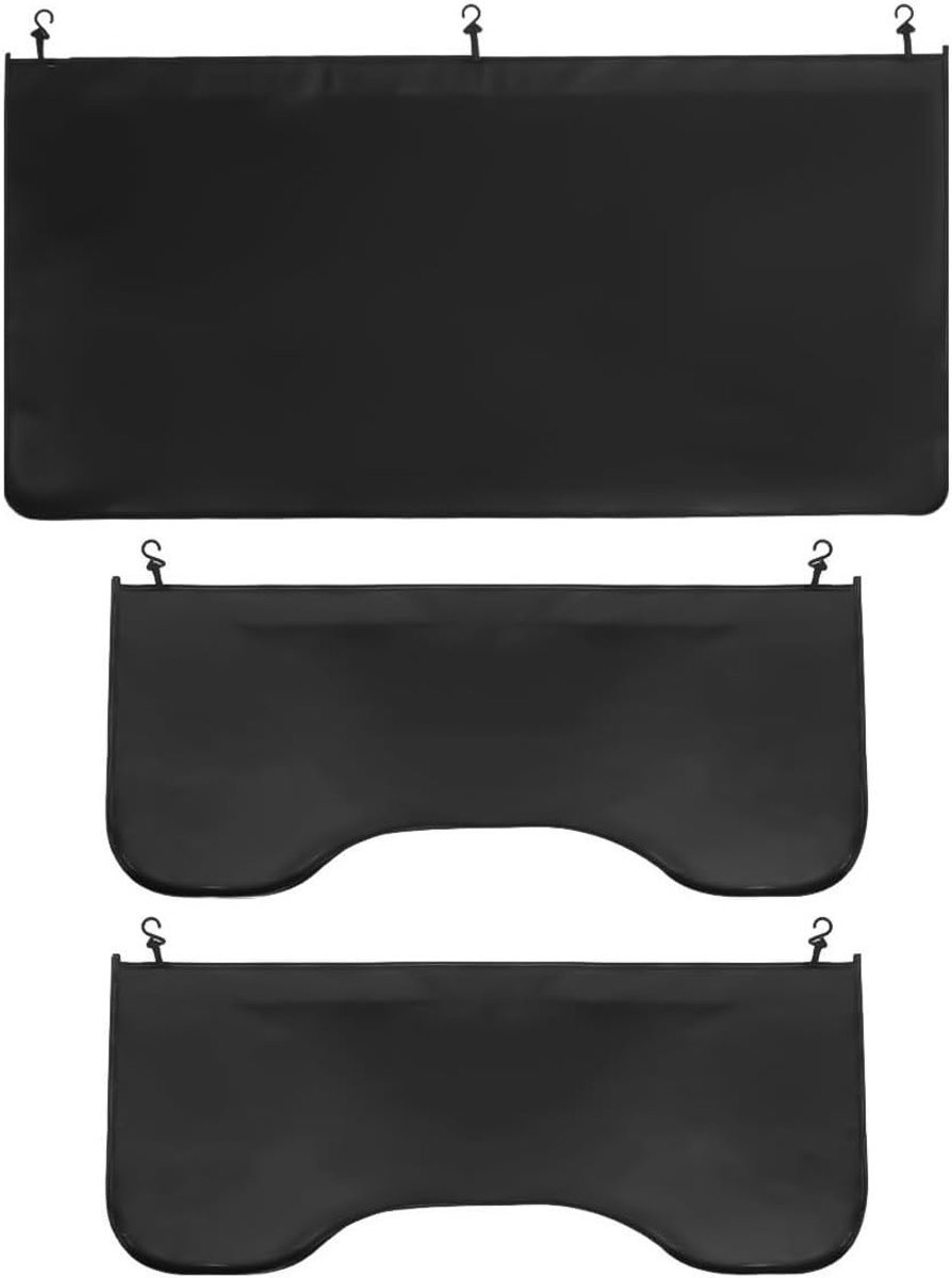 3 stuks magnetische spatbordbeschermers voor auto's Magnetische spatbordbeschermers voor autoreparaties Antislip, slank, zacht synthetisch leren spatbordbeschermers voor autobumperbescherming