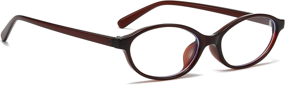 Blauw Licht Bril - Computer Bril - Scherm Tijd - Ovaal Cat Eye - Unisex Volwassene - Transparant