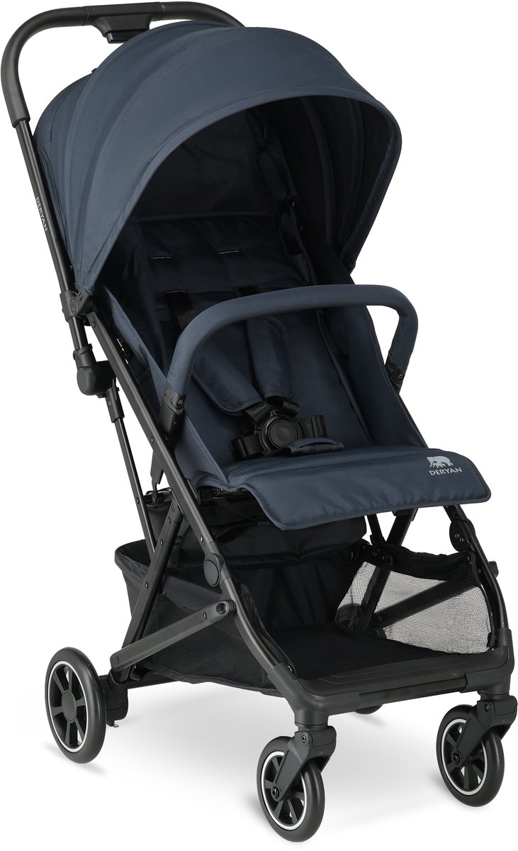 Deryan Easy Luxe Buggy - Lichtgewicht - Compact - Inklapbaar - Blauw – foto 7