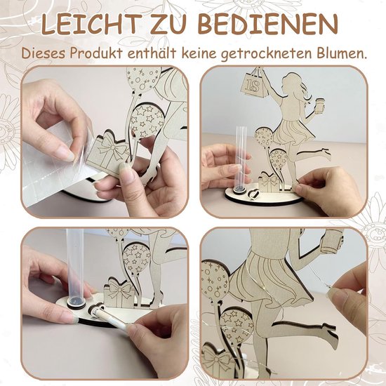verjaardag 30e verjaardag vrouwen, LED 30e verjaardag decoratie 30e verjaardag vrouwen, gepersonaliseerd cadeau 30e verjaardag vrouw houten bord gastenboek (30) — afbeelding 5