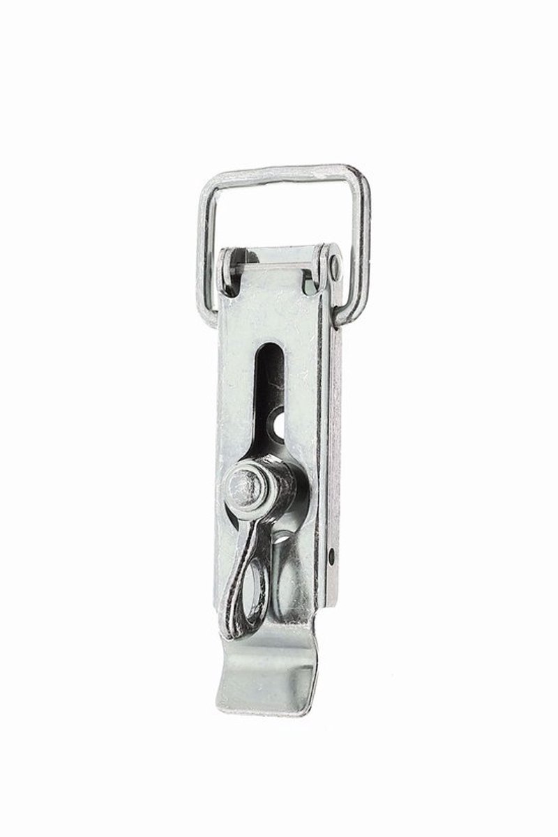 Alberts 851118 Kistsluiting, mit Vorreiber, mit Schlossöse, elektrolytisch verzinkt, dik gepassiveerd, 93 x 24 mm