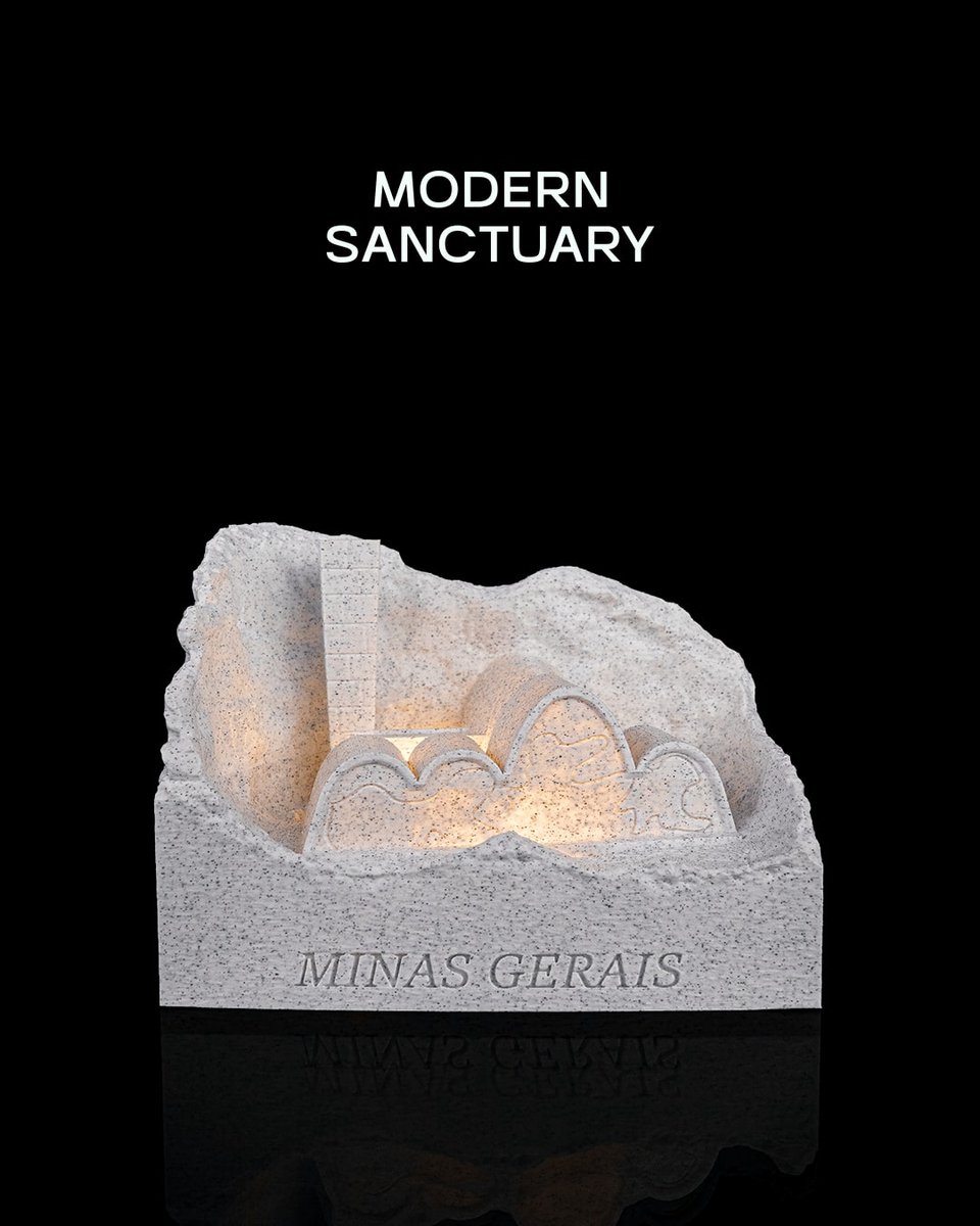 Modern Sanctuary - Architectuur decoratiemodel - Landmark interieurdecoratie - woonaccessoire, beeldje, display model, bureau decoratie
