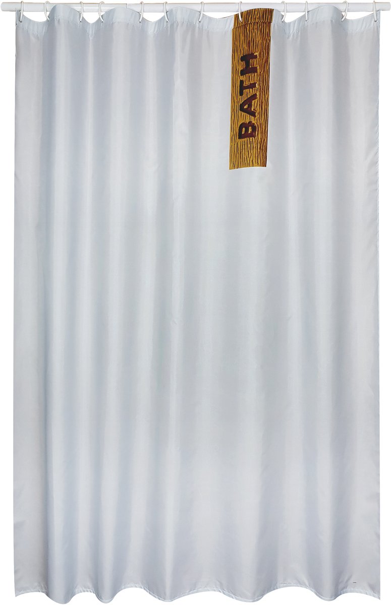 MSV Douchegordijn – Waterdicht en Antibacterieel Douchegordijn van 100% Polyester – Schimmelwerend met Oeko-Tex Certificering