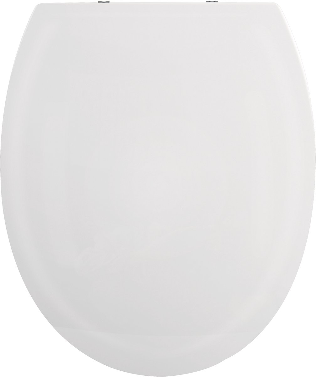 Spirella Toiletbril Soft Close – WC-bril van Polypropyleen met Zachte Sluiting en Zinken Scharnieren