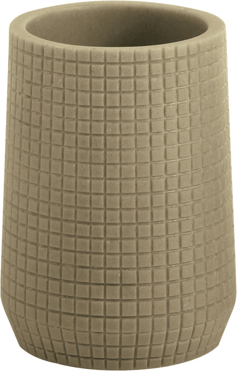 MSV Tandenborstelhouder NORDEN – Borstelhouder Tumbler Badkamer voor Tandenborstel en Tandpasta – Vochtbestendig – 7,2 x 10,5 cm