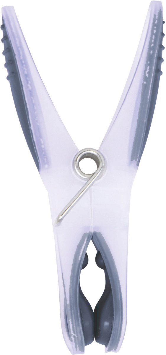 MSV Wasknijpers Wit – 40 Stuks Kunststof Knijpers van Polypropyleen – Praktische Kleerknijpers voor Alle Soorten Wasgoed – 8,5 x 1,6 cm