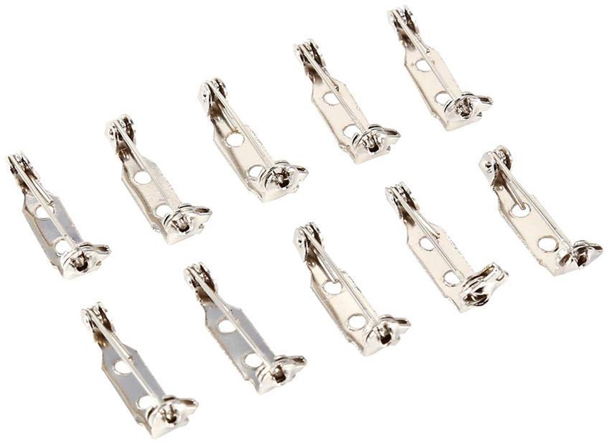 Broche Lock Back Safety Catch Rolling Craft DIY Beste Naaiaccessoires Kit 20/25/32/38mm 50Stuks (20mm)