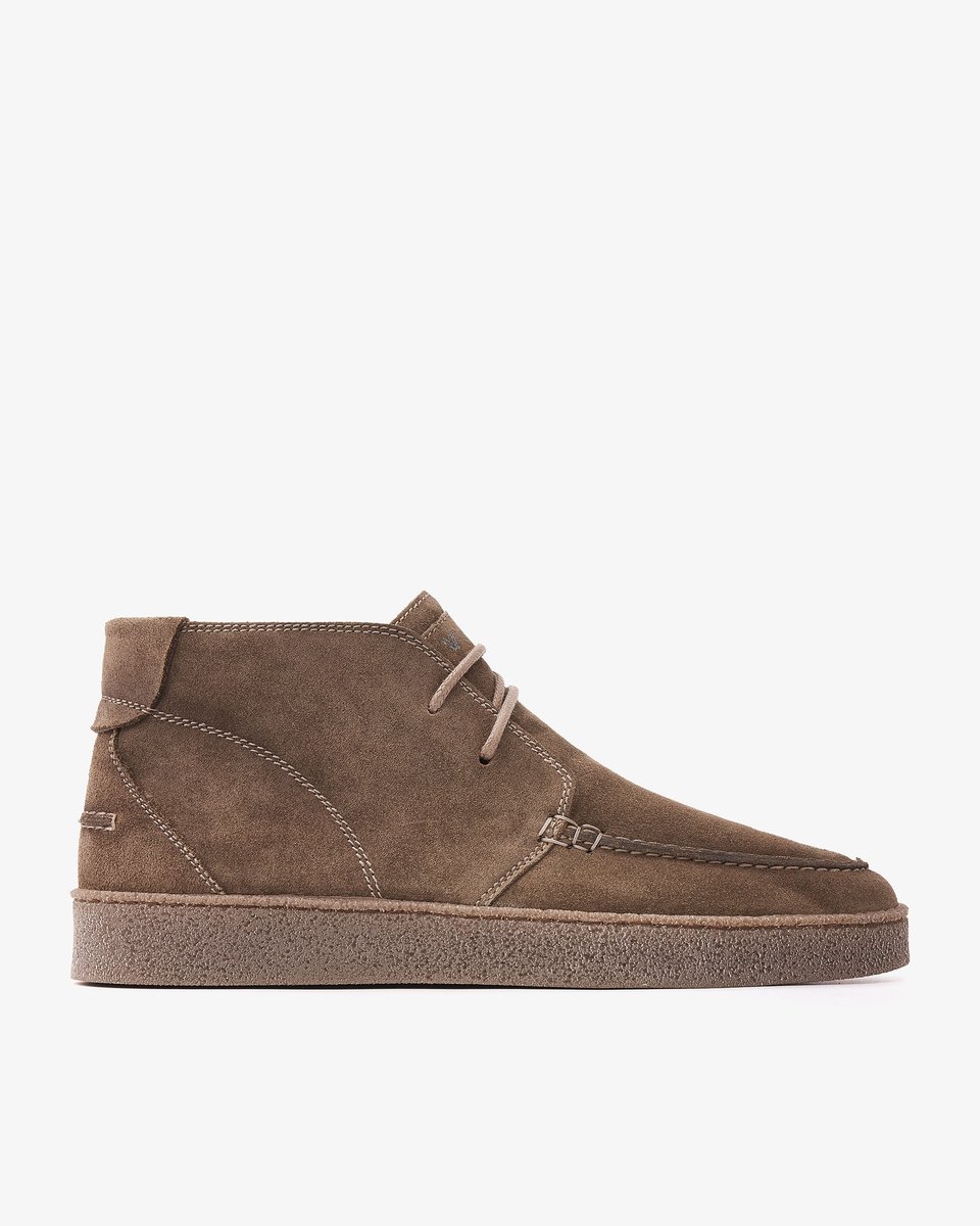 VIA VAI Zane David Desert boots Heren - Suède - Bruin - Maat 46