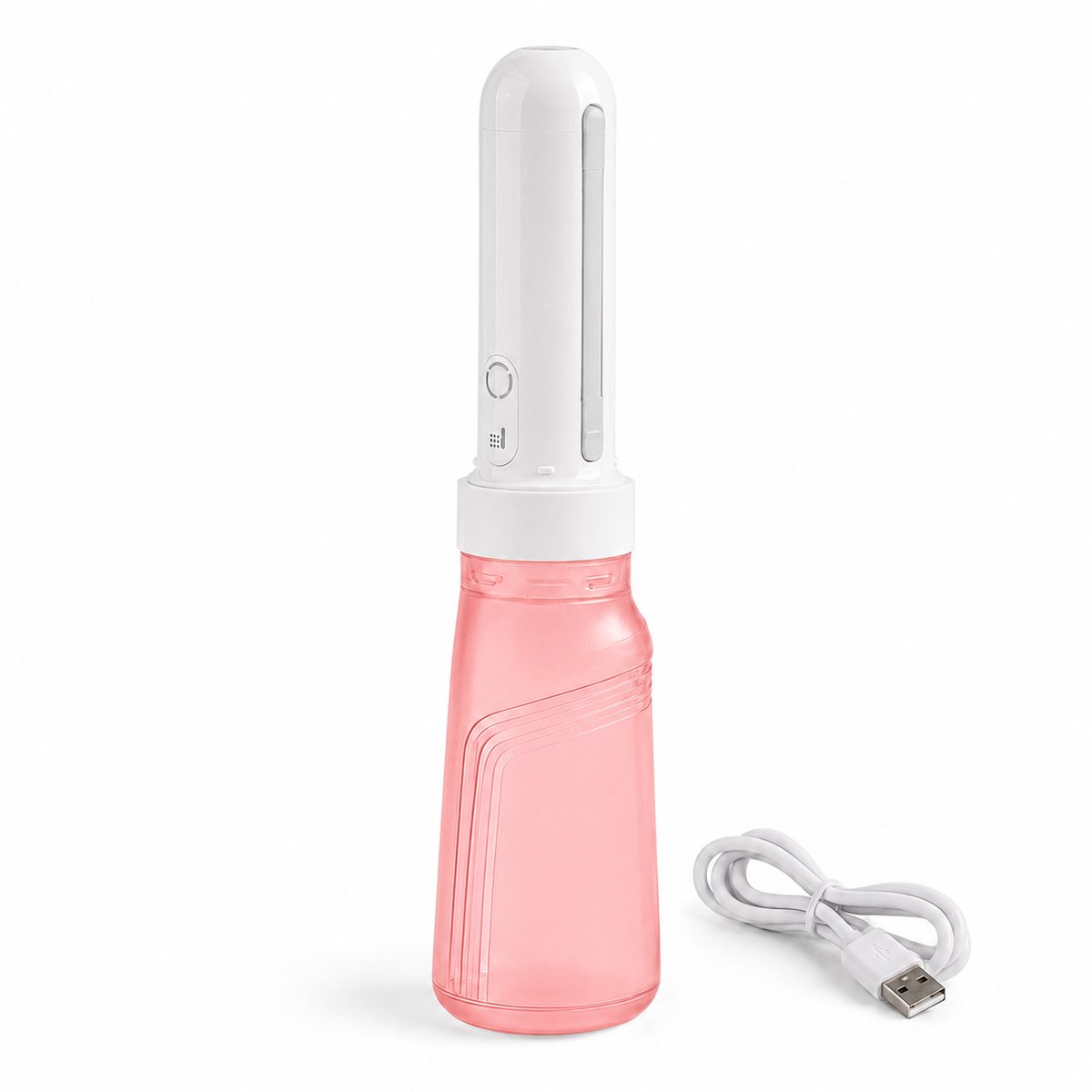 Draagbare Elektrische Bidet 480 ml – Reisbidet met 3 Sproeistanden – USB Oplaadbaar – IPX7 – Inklapbare Sproeikop – Roze