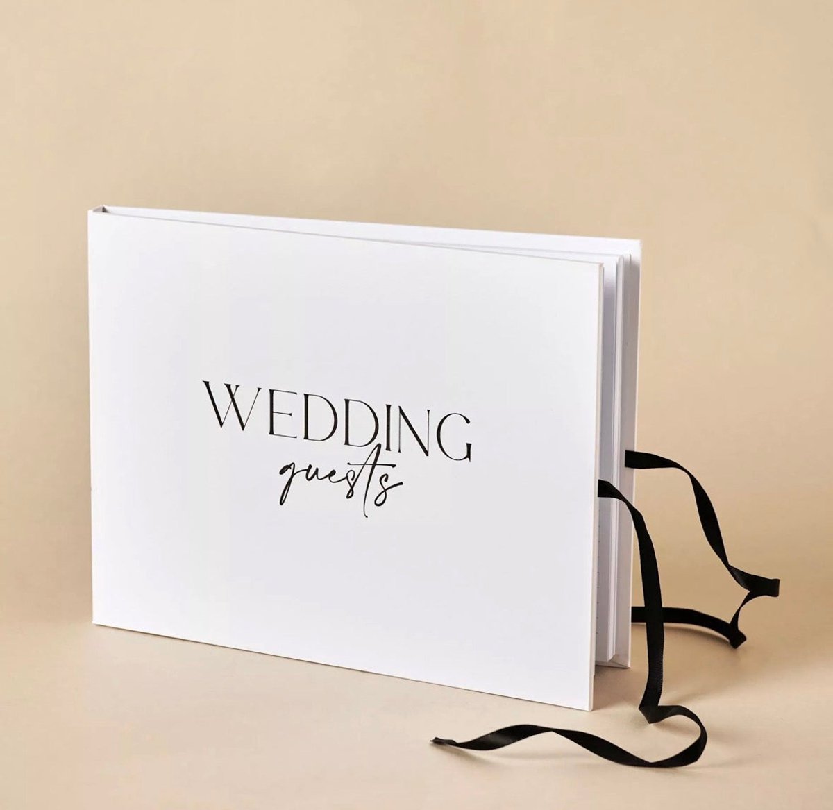 Amore gastenboek met reliëfstructuur - Wedding Guests