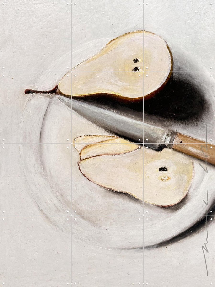 IXXI La Poire, Maaike Koster & My Deer Art Shop - 60 x 80 cm - Gratis ophangtool - Grote wanddecoratie en posters - Realisme, Schilderijen, Klassiek