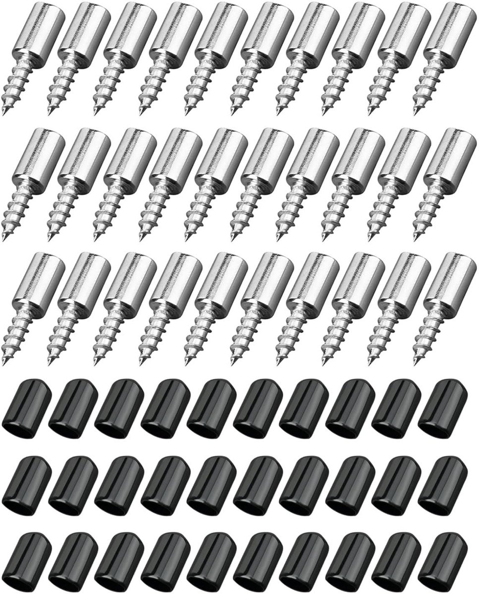 30 stuks inlegplankhouders met rubberen bescherming, zelfsnijdende plankdragers, plankdragers, voor meubels, kasten, kledingkasten, boekenplanken, wijnkoeler