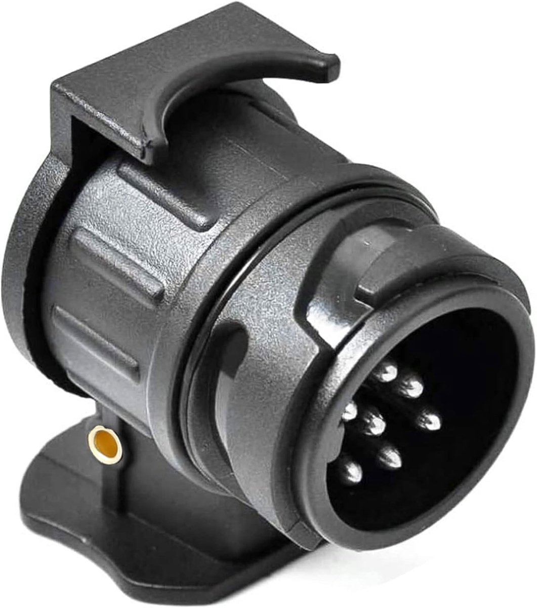 Micro-adapter van stekker, 13- en 7-polige naar stopcontact, 12 V, voor auto, fietsendrager, trekhaak, aanhangerstekker