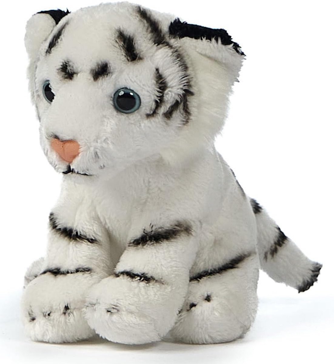 - Witte Tiger Plushie - 15 cm (lengte) - pluche dier, knuffeldier
