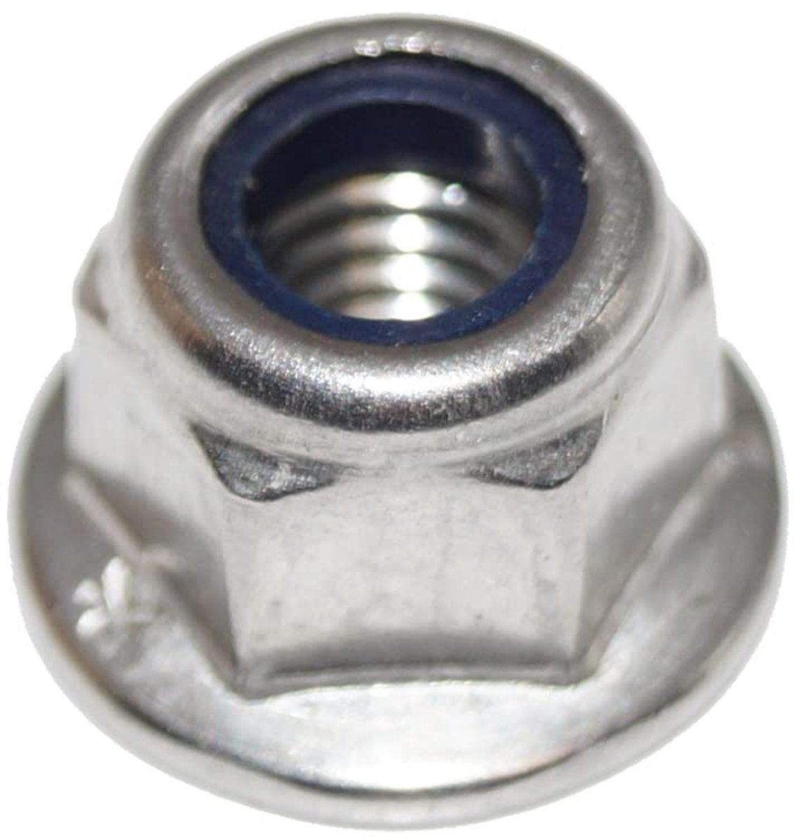 M8, 6 stuks, zelfborgend zonder blokkerende vertanding, DIN 6926, A2 roestvrij stalen moeren, V2A, zeskantige moeren, borgmoeren, A2
