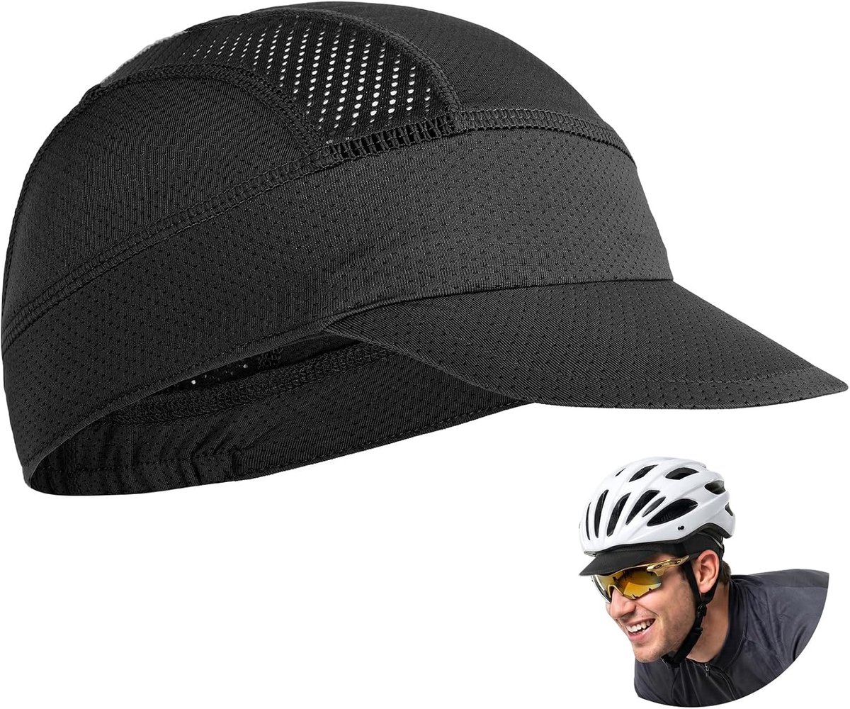 fietsmuts voor de zomer, lichtgewicht, verkoelende helmdoppen voor outdoorsporten, fietsen, klimmen, vissen, uniseks