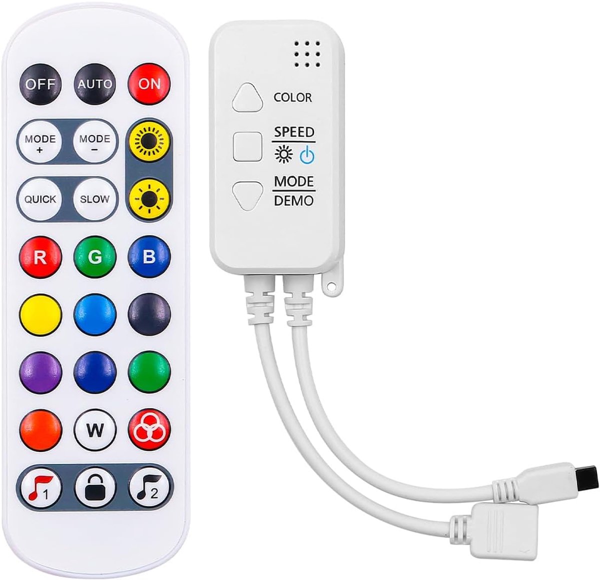 Controller Bluetooth Rgb-Controller Met Afstandsbediening Compatibel Met 5V-24V 4-Pins Rgb Led-Strip