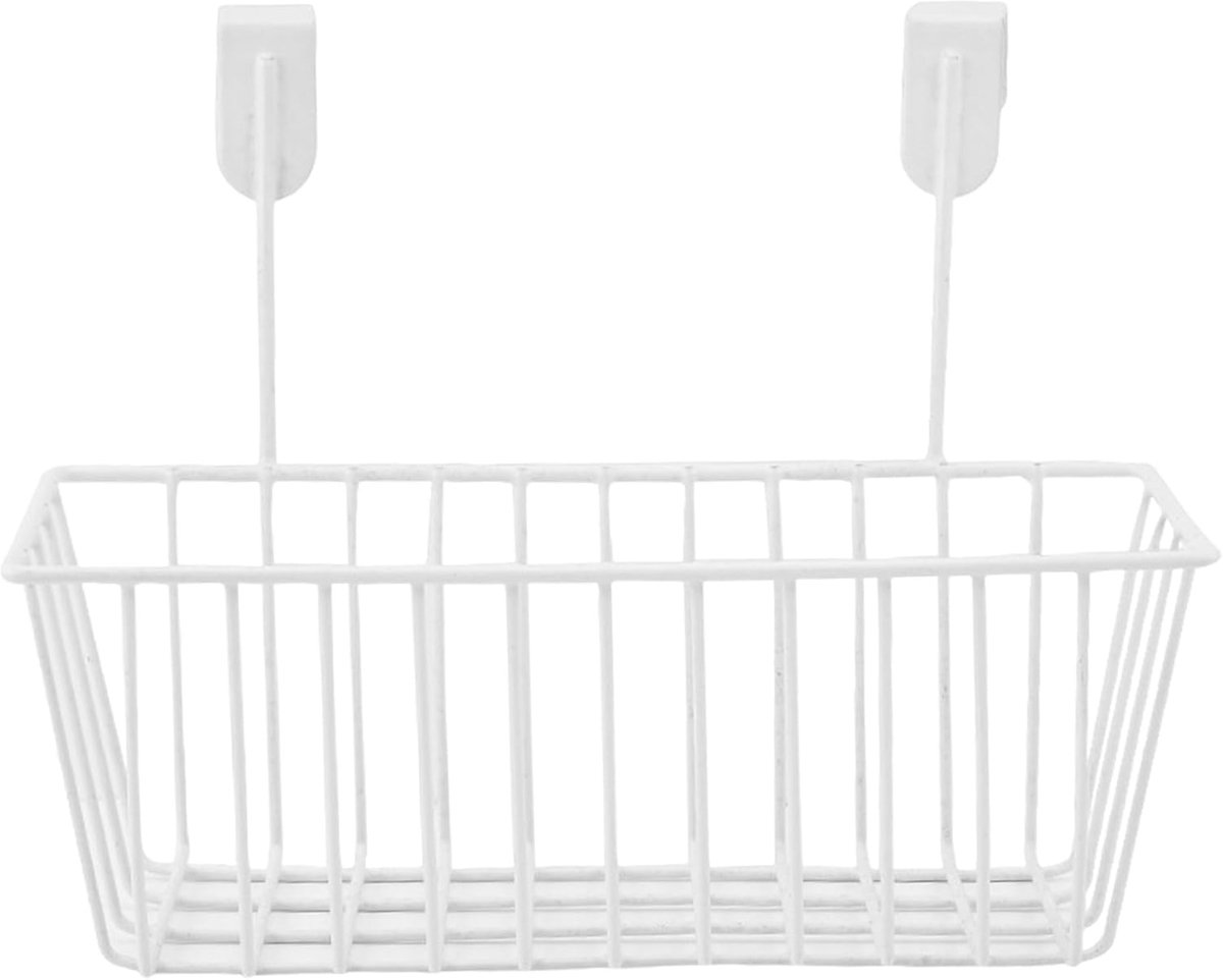 Opknoping Mand Kast Deur Organizer, Wit Onder Wastafel Opslag Voor Keuken Pantry Badkamer