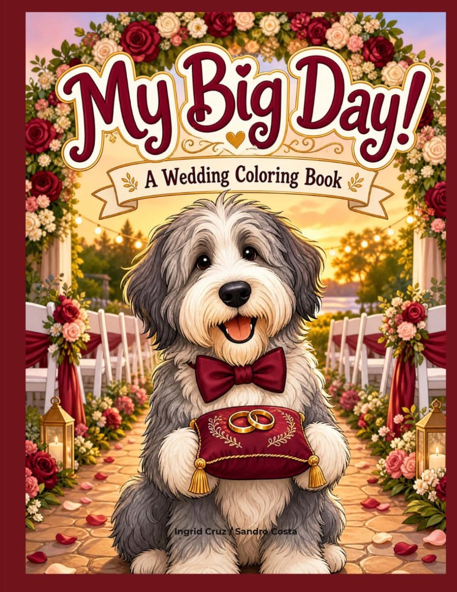 big day: A Wedding Coloring Book