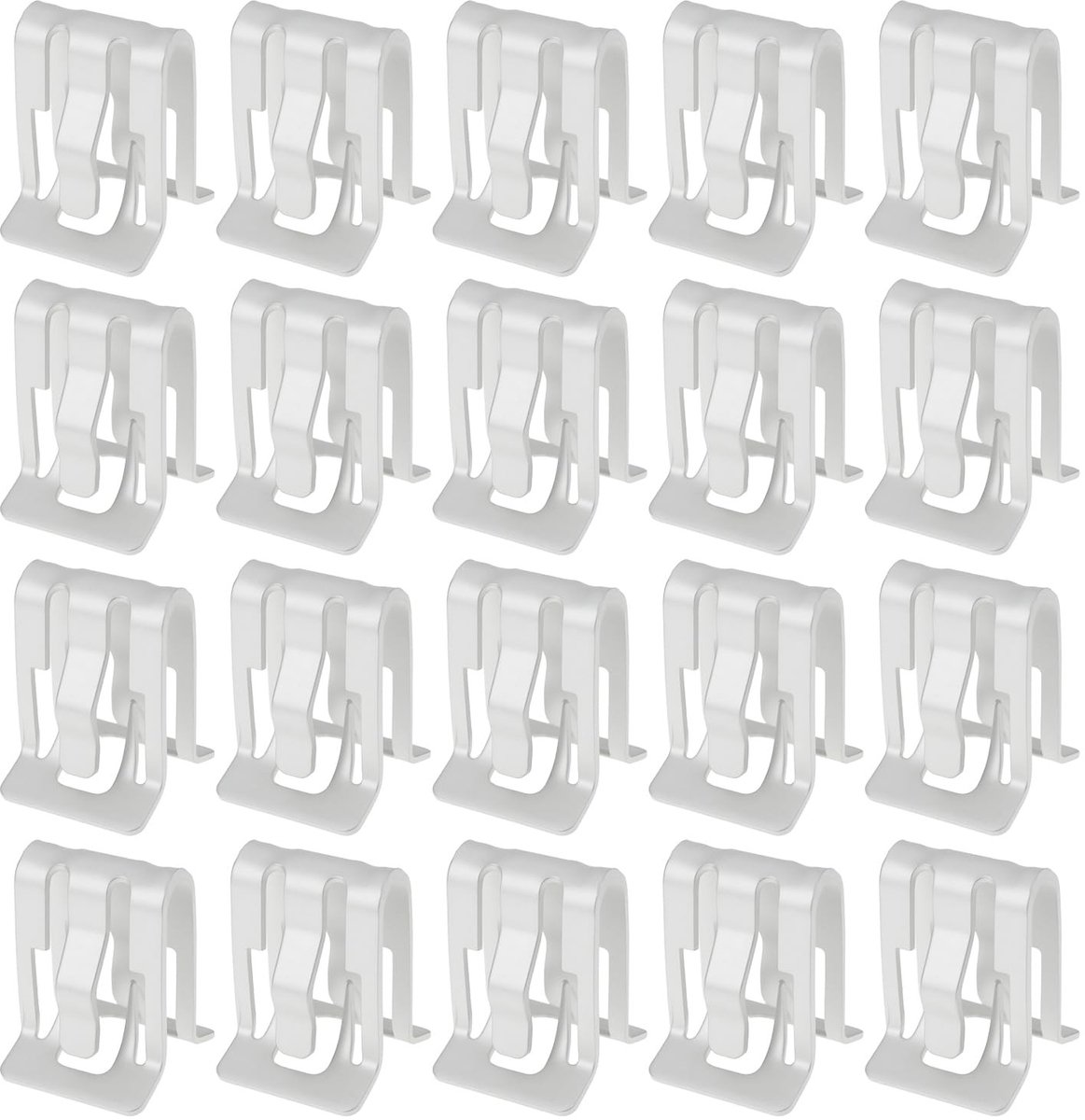 Dailygoods- Bevestigingsclips 50 stuks - Dashboard Montage - Metalen Clips - OEM 16662182 - Corrosiebestendig - Eenvoudig te Installeren - Dashboardclips