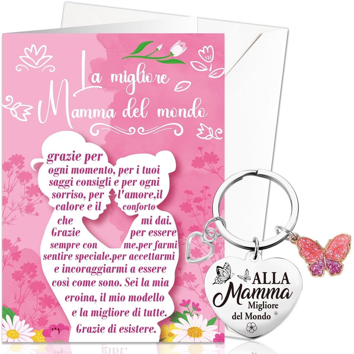 Dailygoods- Wenskaart Moederdag - Cadeau-ideeën - Cadeau voor moeder - Beste moeder - Uniek ontwerp - Persoonlijke boodschap - Kaart