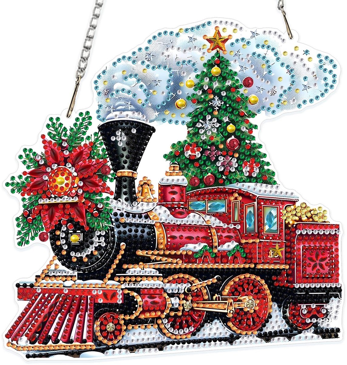 Dailygoods- Diamant Schilderij 5D Speciale Vorm - Hangende Kunst Kits - Kristallen Steentjes - Cadeau voor Feesten - Inclusief Gereedschap - Decoratie voor Thuis - Diamantkunst