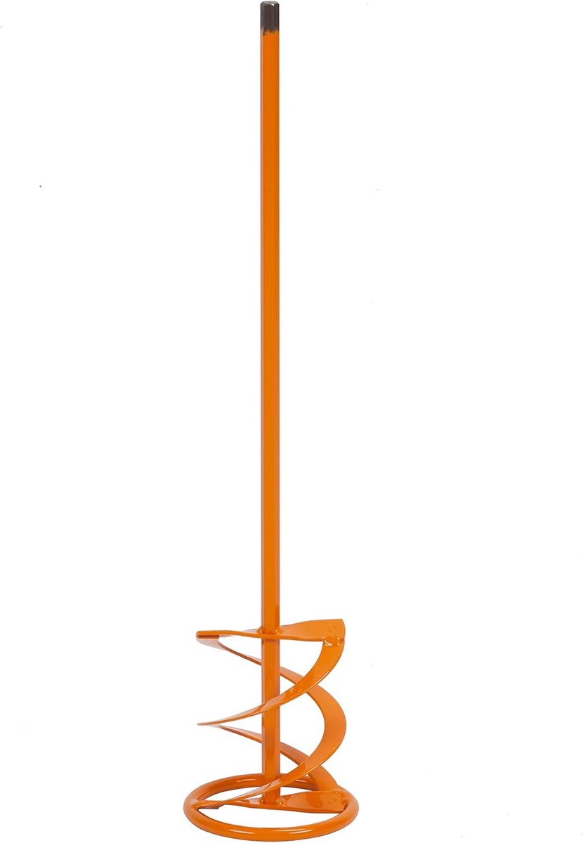 Roestvrij Stalen Roerder - Mengspiraal - Materiaal Mengen - Dubbele Mengspiralen - Ø160mm - Zwart