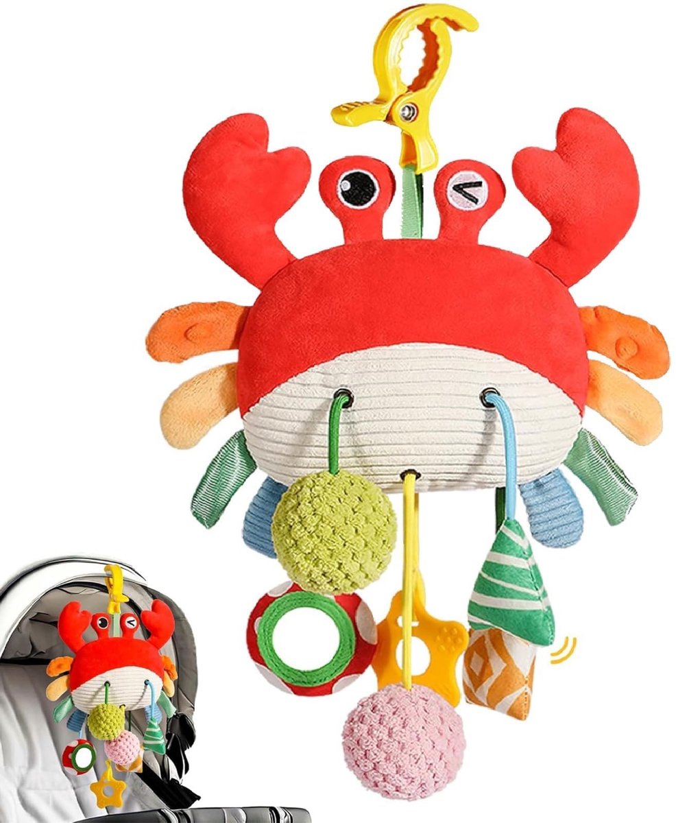 Dailygoods- Kinderwagenspeelgoed voor baby's 0-12 maanden - Sensorisch Speelgoed - Vroeg Educatief Speelgoed - Hangend Speelgoed - Geschikt voor Auto/Kinderwagen - Stimulatie en Entertainment - Babyspeelgoed