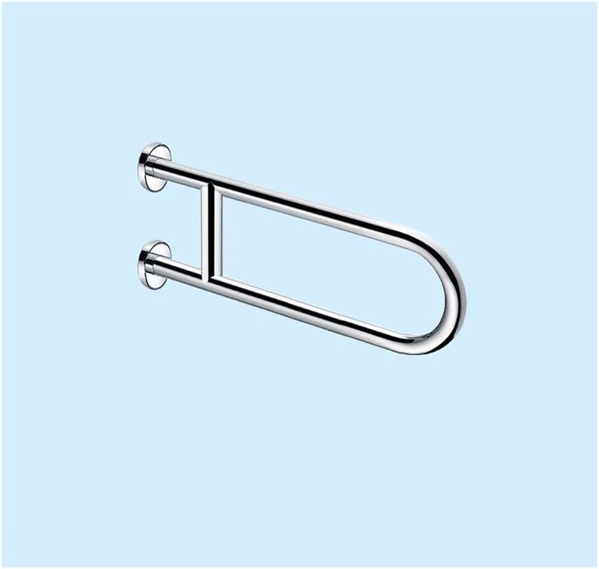 Badkamer Handgreep - Veiligheidsbeugel Douche - Extra Steun - Verborgen Montage - 60 cm - Zilver