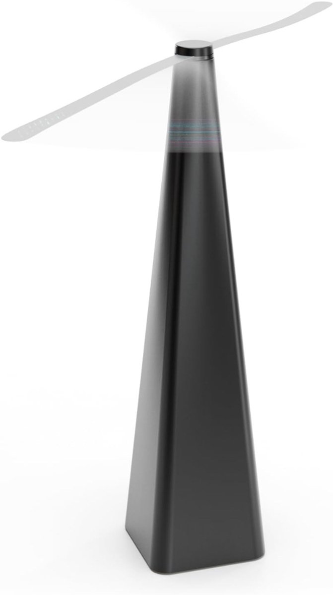 QORA® Vliegenverjager voor op Tafel - Vliegenverjager - Vliegenmeppers - Zwart - 26cm x 8cm x 8cm