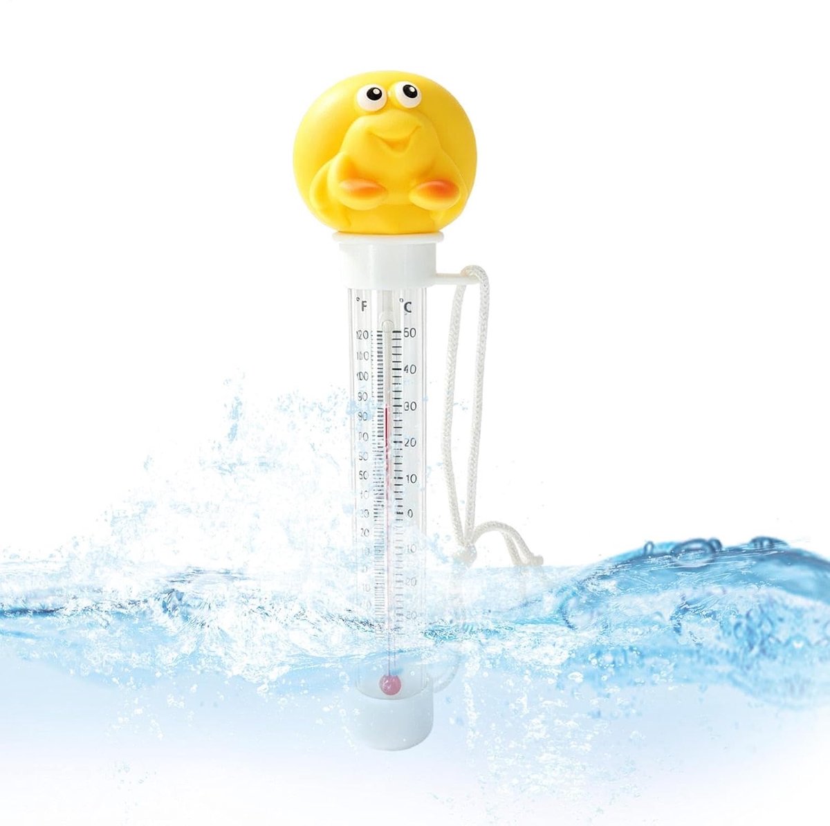 Zwembadtemperatuurmeter - Drijvende Tester - Water Temperatuur - Cartoon Dieren - 19 Centimeter - Schelp