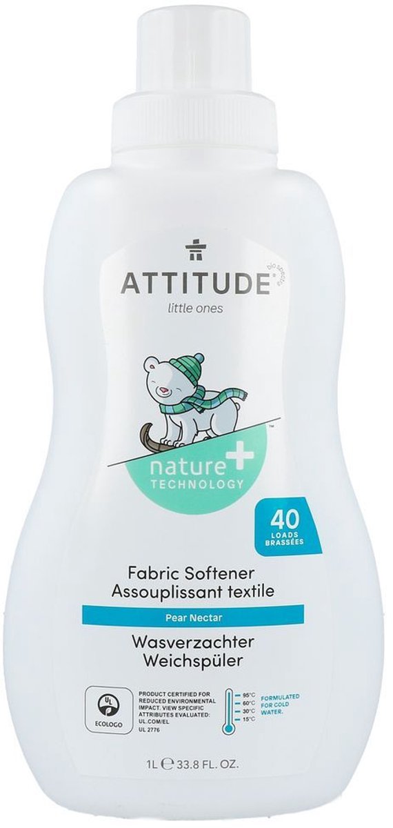 Attitude - Little Ones Baby Vloeibaar Wasverzachter Pear/Nectar - 1050ml