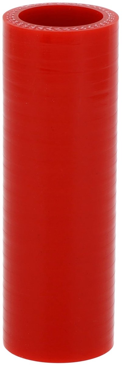 Dailygoods- Koelslang Siliconen - Rood - Binnendiameter 25 mm - Lengte 100 mm - Temperatuur tot 300 °C - Meerlaags Weefsel - Siliconenslang