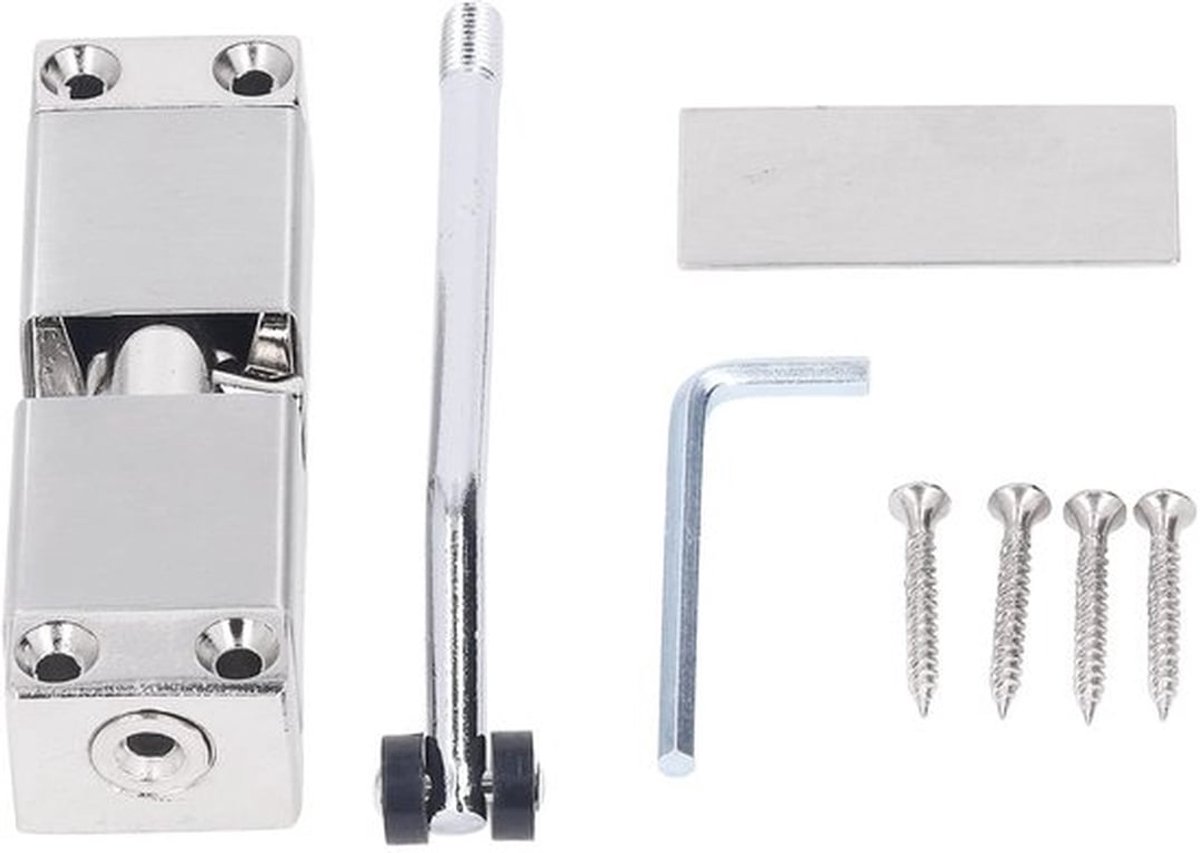 Deurnaaier Langzame Sluitsnelheid - Automatische Deur Dichterbij - Gegoten Aluminium - Hoogglanzende Katrol - Stil - Verlengde Levensduur Deur - Deurdichter