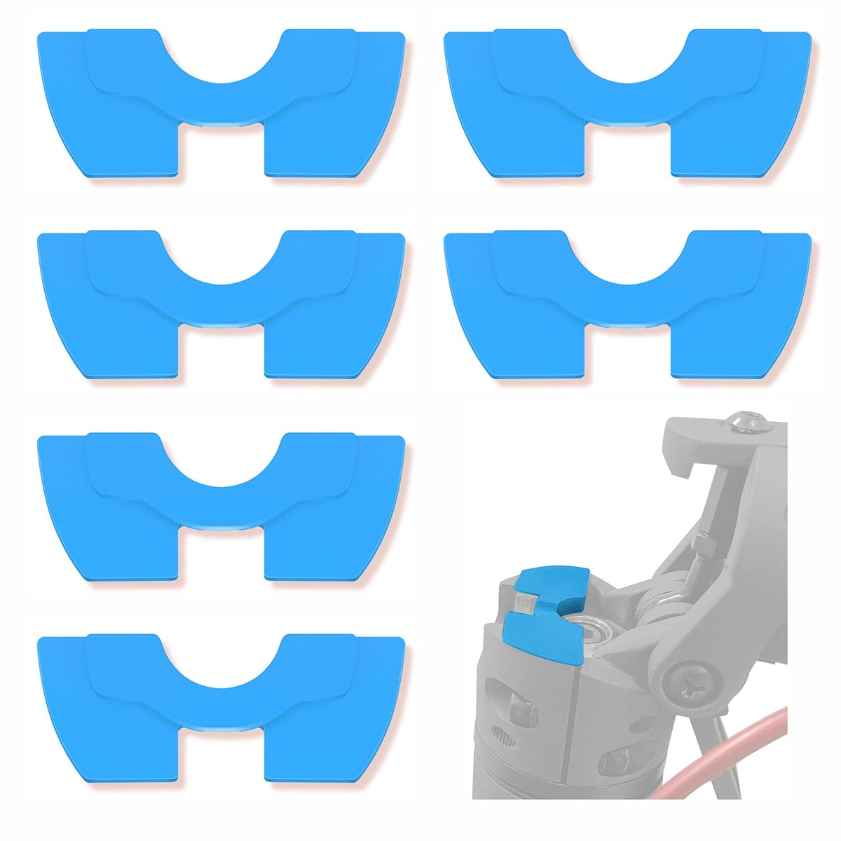 Solidchoice - Set van 6 Vibration Dampers voor Elektrische Scooter