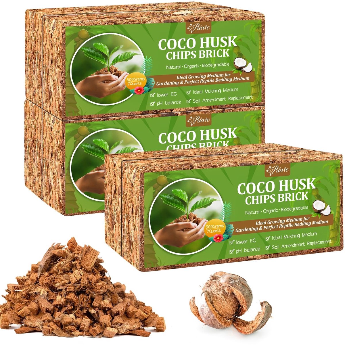 Solidchoice - Coconut Substraat voor Planten in Praktische Verpakking