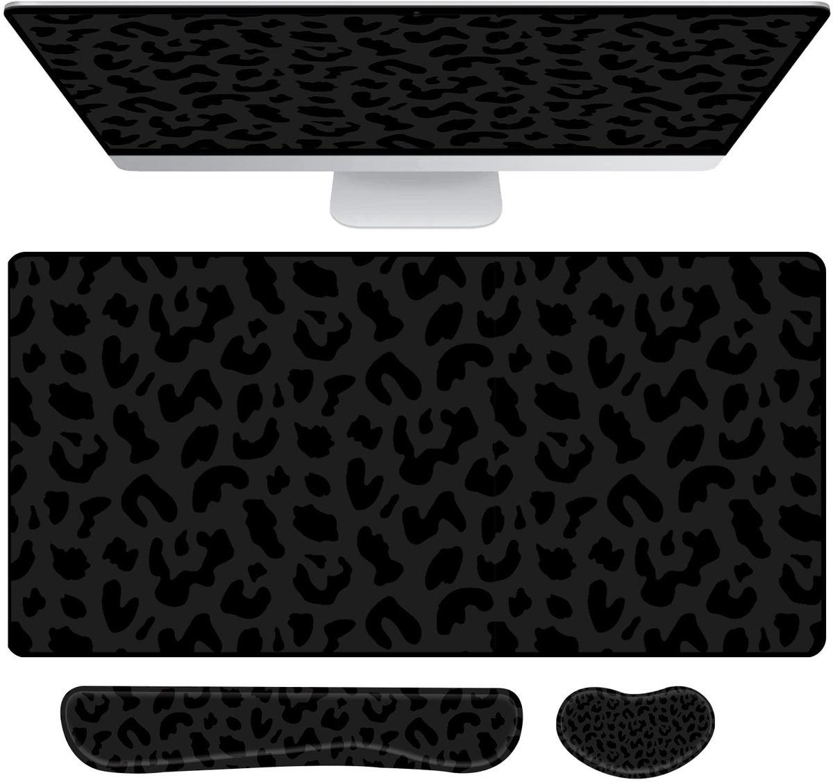Solidchoice - 3 Delen Gaming Muismat en Polssteun Set