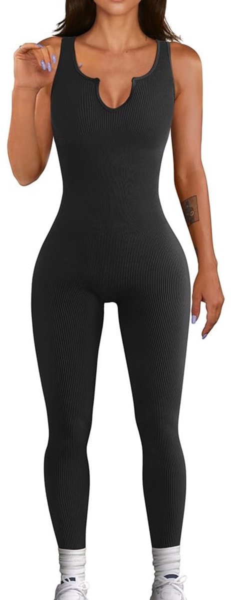 Solidchoice - Dames Jumpsuit met V-Hals en Mouwloos Ontwerp