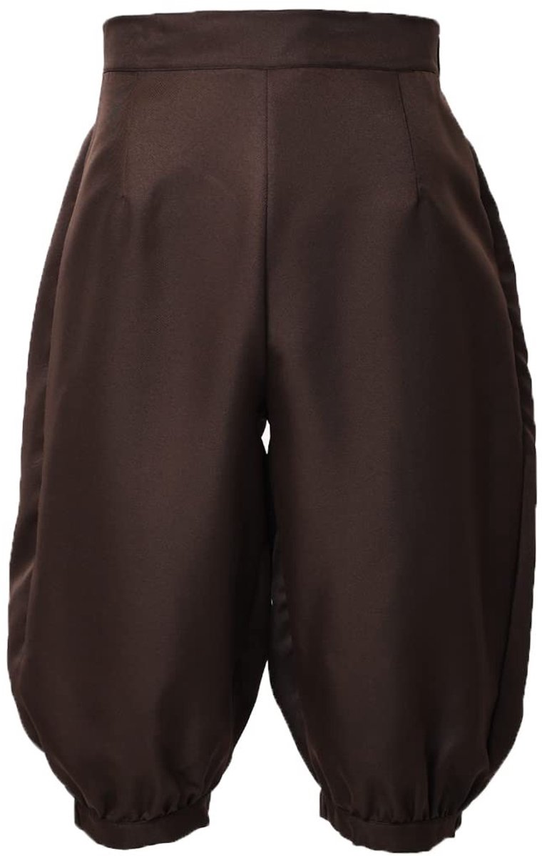 Solidchoice - Mid Rise Piratenbroek voor Kostuum, Bruin, XL