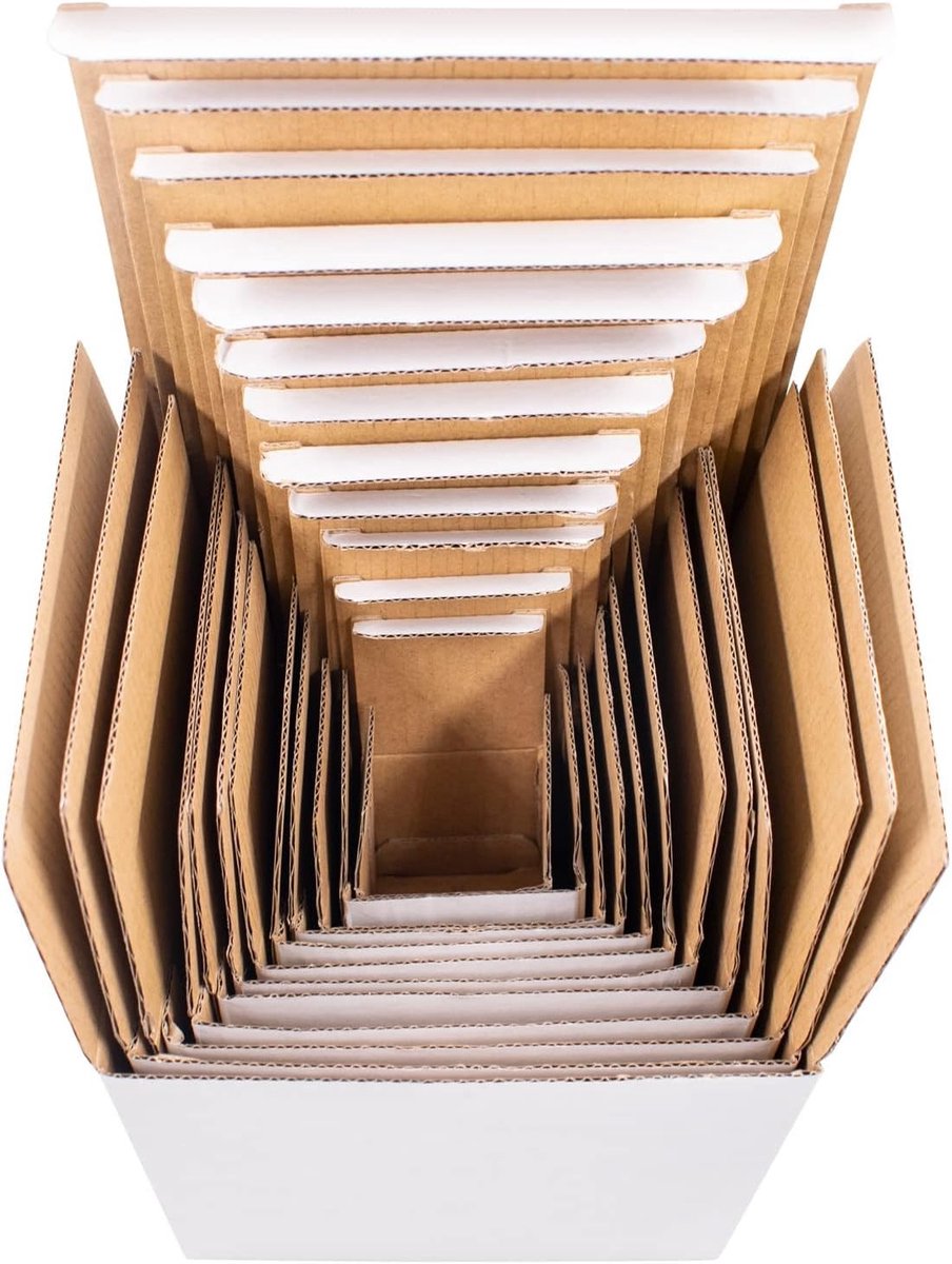 Solidchoice - Set van 12 Cadeau Dozen in Diverse Groottes