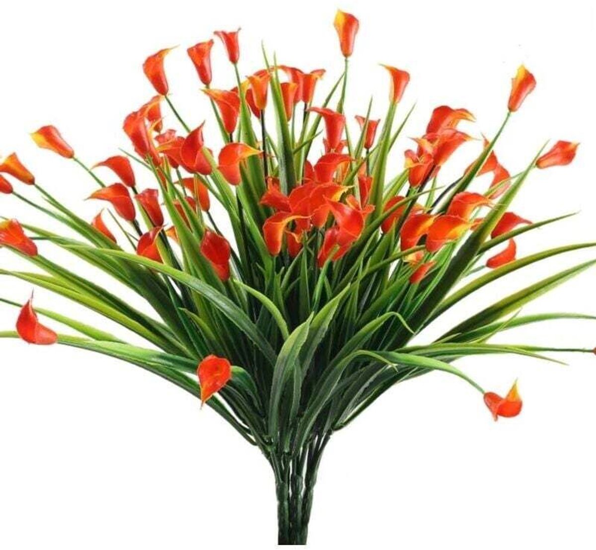 Kunstmatige groene planten, kunstmatige struiken, kunstmatige bloemen en rode plastic namaakplanten zijn geschikt voor decoratie, binnengebruik, bruiloften, tuinen, balkons, keukens en andere gelegenheden.
