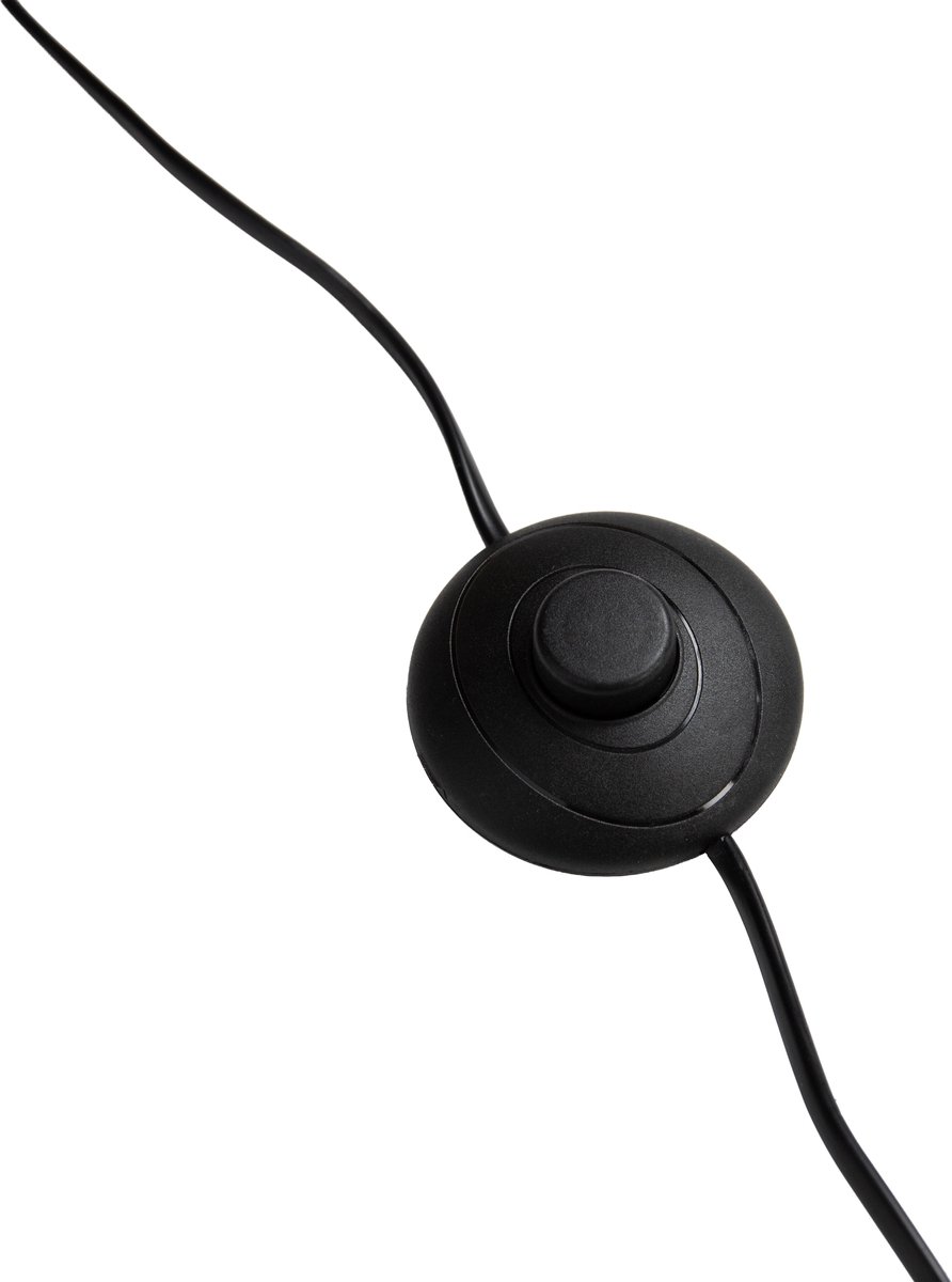 Qazqa Vloerlamp zwart verstelbaar met groene kap 50cm - Editor
