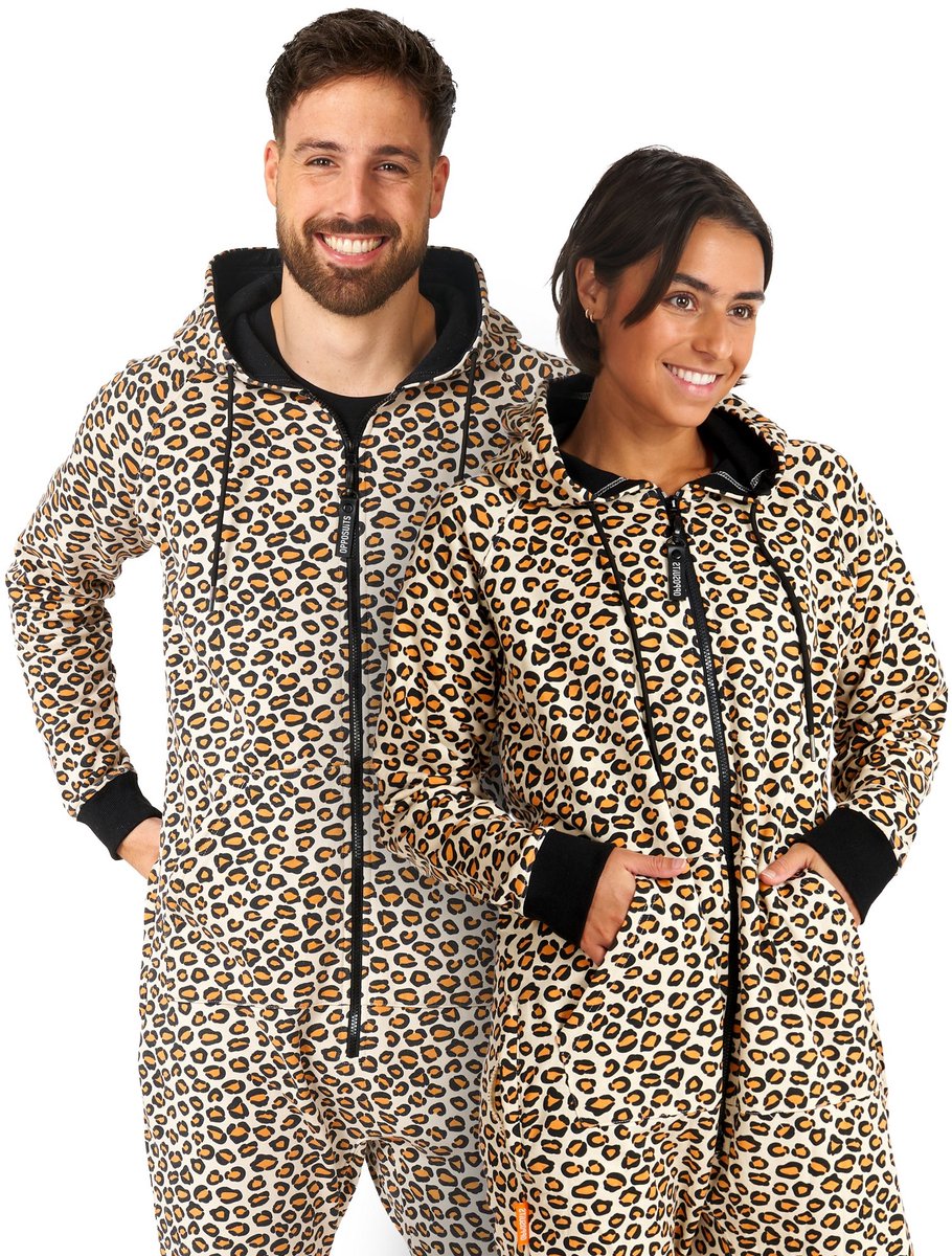 OppoSuits The Jag - Unisex Onesie - Relax Outfit - Bruin - Maat L