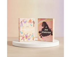 IMYOGI positieve bevestigingen kaarten voor kinderen - kindercadeautje voor kinderen - positive affirmation cards for kids - yoga mat accessoires - kerstcadeau - kaartspel