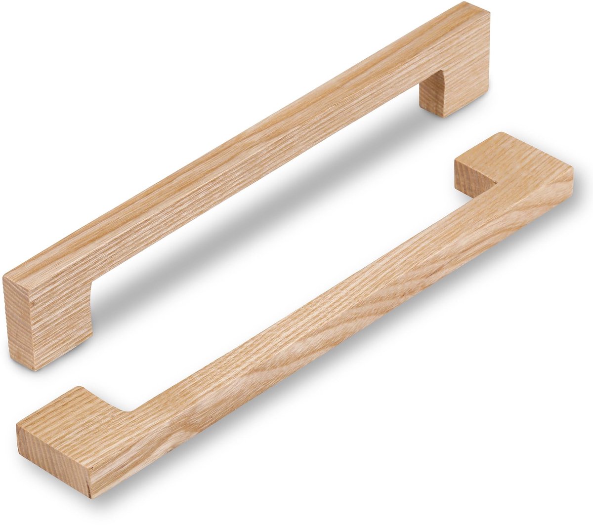 Solidchoice - Set van 6 Houten Keukenhandgrepen met 160mm Spacing