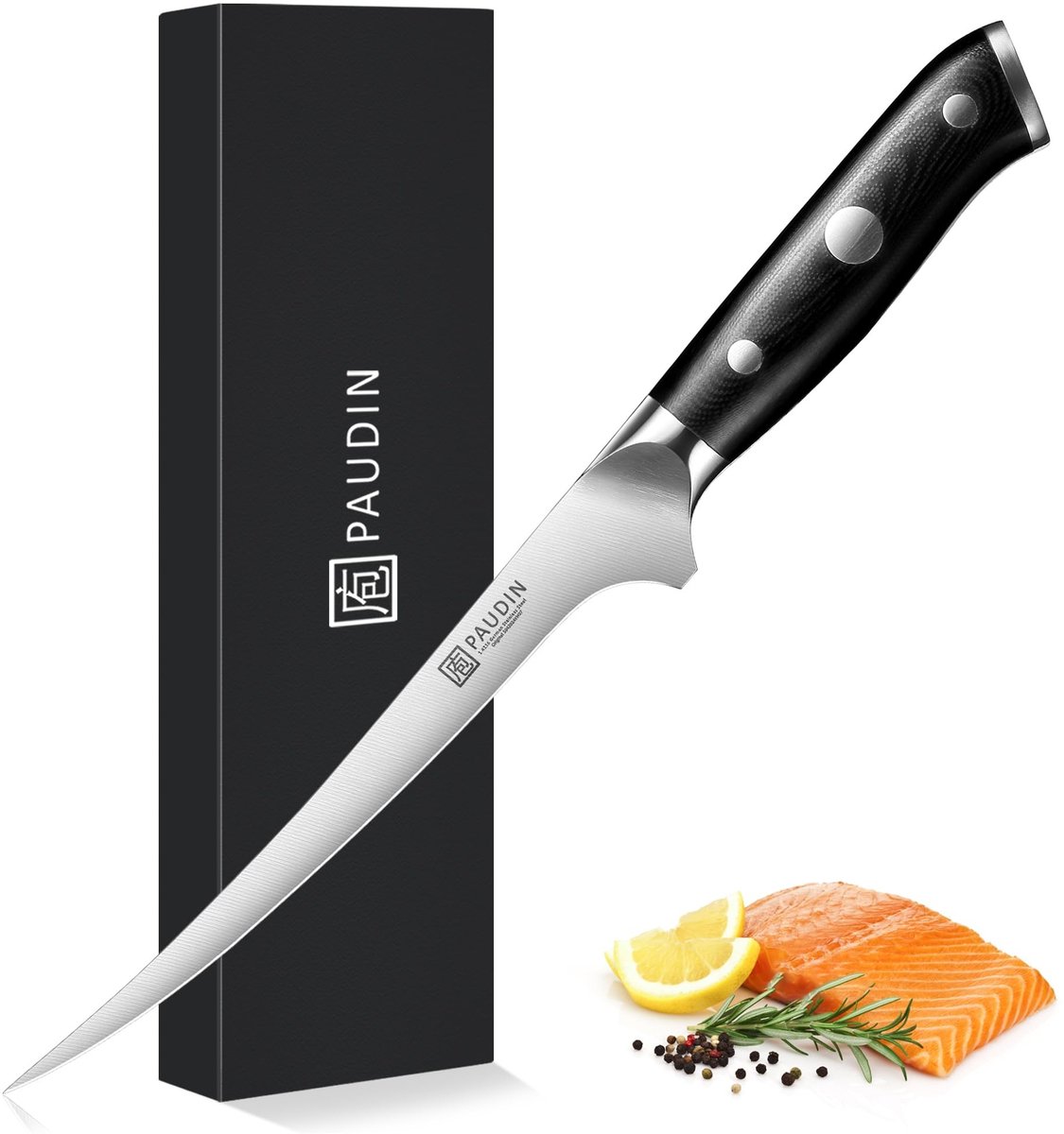 Solidchoice - Fileringmes van 18 cm van Duits RVS met Ergonomisch Handvat