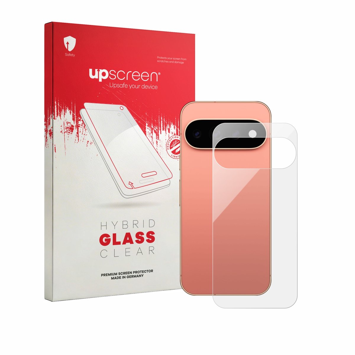 upscreen - Screenprotector voor Google Pixel 11 Pro (Achterkant) - Folie Beschermfolie Beschermglas transparant