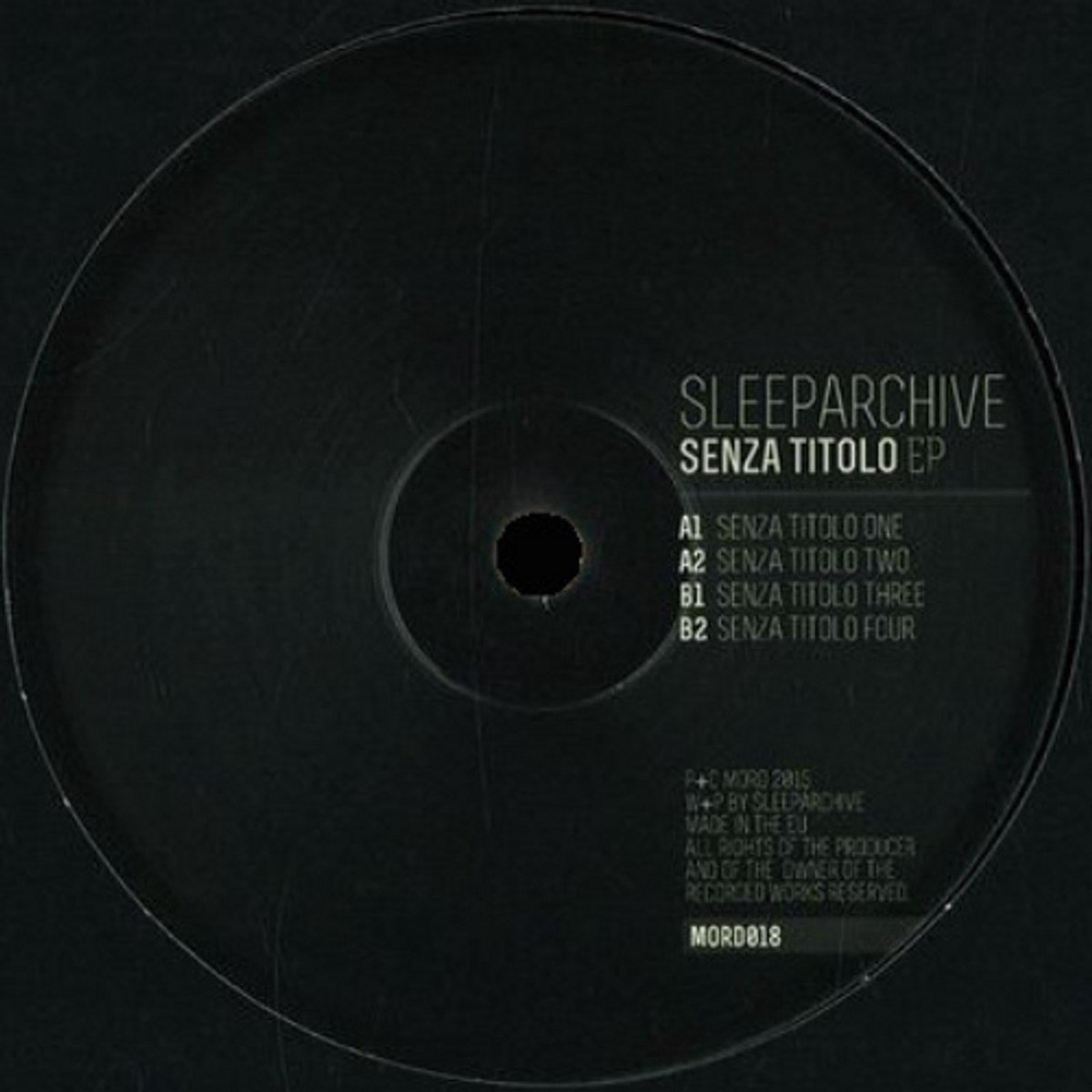 Sleeparchive - Senza Titolo Ep